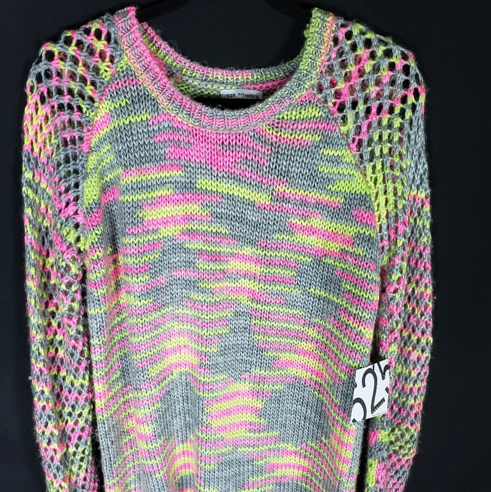 525 America Womens Wool Sweater Size Medium